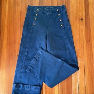 Old Navy Dark Denim Wide Leg Pants